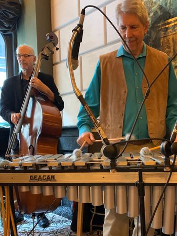 Frank Wagner - bass, who I've know since we met at Berklee College of Music, Boston in 1973. Myself - vibes, who I've know since I was born in ???
