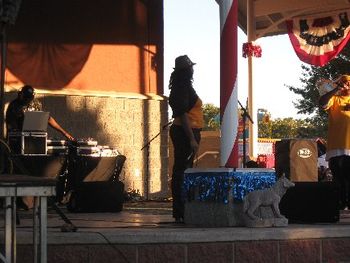 2009 DIXIE CLASSIC FAIR performance by BLACKSMITH DJ aka DARYL YOUNG, J.O.T. aka GRANDE GATO, and MS. CRYSTAL aka BONITA SENORITA.
