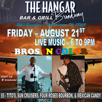 BROS IN COLOR AT THE HANGER