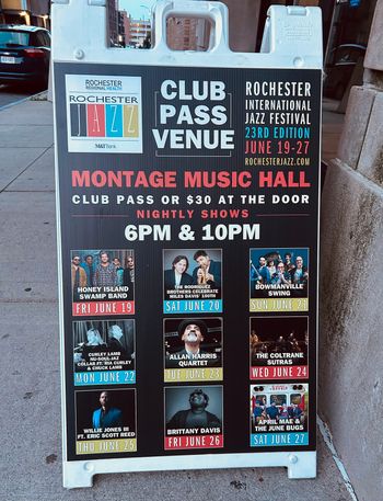 Our sign for Montage Music Hall.
