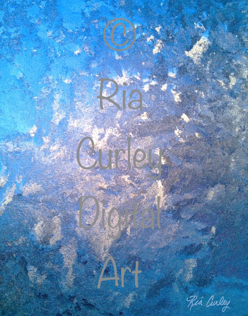 "Frozen" (© Ria Curley) Digital Art Print on Fine Art Paper, 11 x 14, Signed
