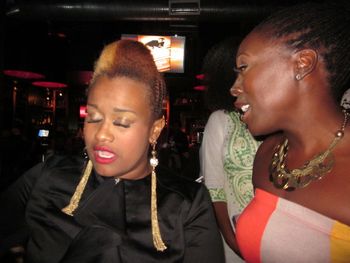 Amber & I were having a moment - ha!
