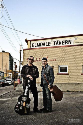 John Allaire, Bill Toms at the Elmdale Tavern. Ottawa, Canada
