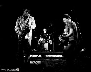 Phil, Antonio, Bill, At the Il Giardino in Lugagnano, Italy. 2010
