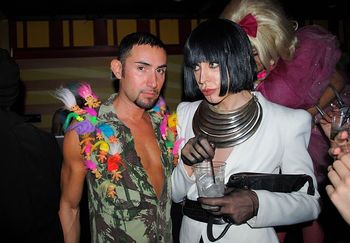 Kenny Kenny and friend at  Jerico DeAngelo Flow Affair Party
