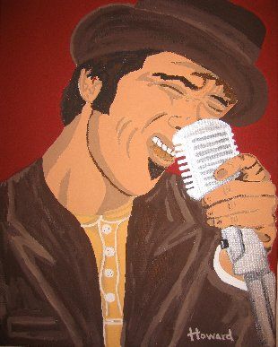 Jon T. Howard Mama's Boy Painting - Self portrait
