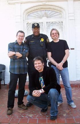 The band & the Sheriff of Cotton Plant, AR
