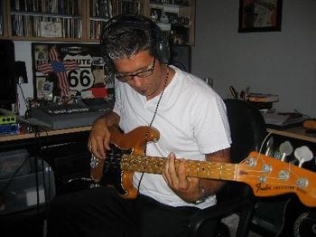 Playing Some Bass
