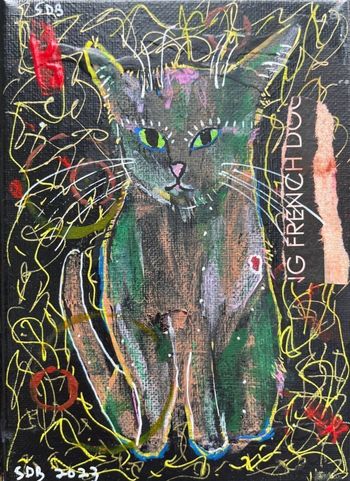 Blackish French Cat
