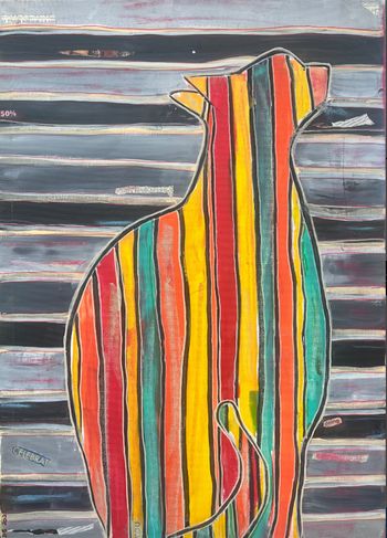 Stripy Pride Profile Kitty
