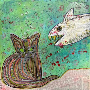 Cat Meets Shark

