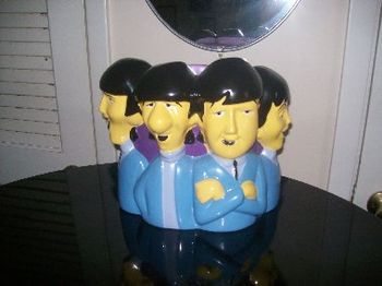 Beatle cookie jar
