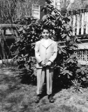 Godfather in training..Mars, Pennsylvania~ Easter Sunday.  That suit itched like crazy, but I was SO ready for the big flood. This was before thriftshops. Mom bought this suit retail. (in the husky de
