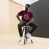 Burgundy Dangerous Women cotton T's