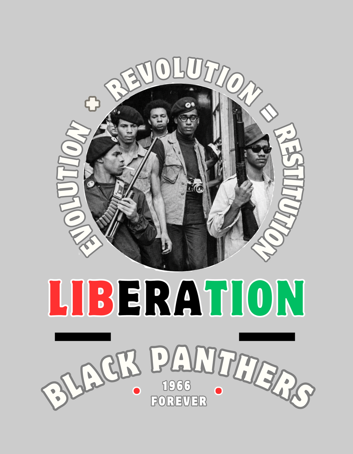 Panther Liberation cotton T's