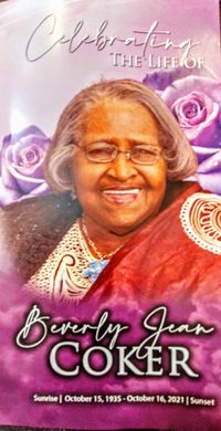 Homegoing Service for Beverly Jean Coker