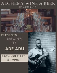 Ade Adu Live @ Alchemy Wine & Beer