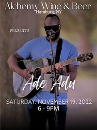 Ade Adu Live @ Alchemy Wine & Beer