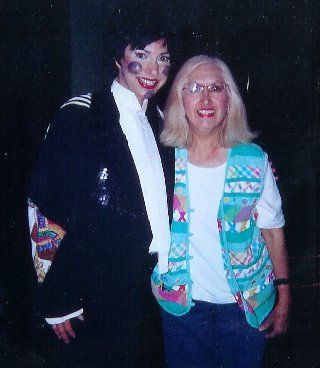 Nanako from Olympia, Wa. visits with Bethany after a performance in Yelm, Wa.
