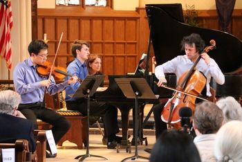 performing with Alex Beyer and Eric Jacobsen
