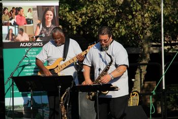 Steve and his Sax.
