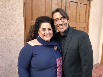With Marissa Jaret Winokur after our performance on The Talk
