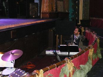 During rehearsals for The Wizard of Claus
