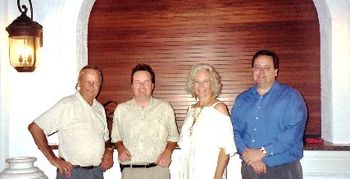 AllThatJazz at Blue Water Grill, Miromar Lakes, 9/22/07, with Jim Blakemore, Sr.(drums); Stu Shelton (keyboard), Kathryn (vocals/percussion), Craig Christman (sax)
