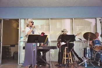 Kathryn and Friends Claude Rhea, Rick Howard and John Lamb at Naples Jazz Society's "JazzaPalooza" Festival 2006, Naples Fl
