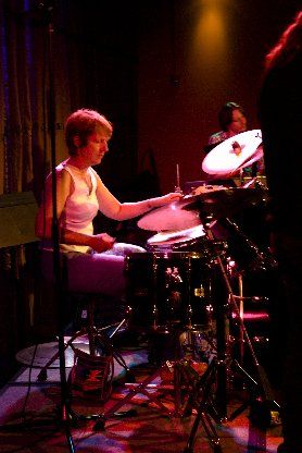 Sarah at the Yates Benefit
