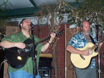 Mark and Tim performing at Cafe' Bellisimo
