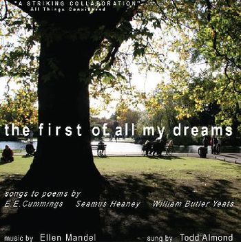 the first of all my dreams:  new CD cover
