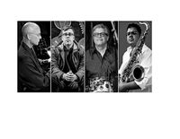 Bruce Dudley Quartet featuring Miguel Alvarado sax, Rob Linton bass, and Larry Aberman drums.  