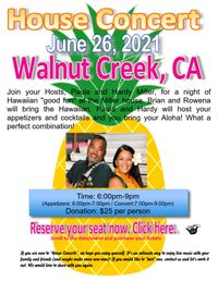 House Concert in Walnut Creek, CA