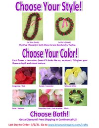 Lei Bouganvillea Po'o and Kino REPEAT