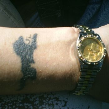 The First Joshua Louis Animal Cancer Foundation Tattoo!
