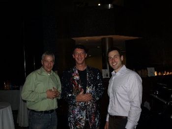 Paint Jam man, Dan Dunn (and manager, Paul Barta on left)

