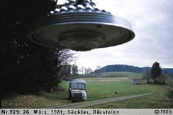 Plejaren Beamship ( subject of the song Singing Ships) : Photo: Billy Meier
