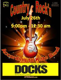 Country Rock'n at Dock's bar & grill Bangs Lake