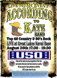 According To Kate Country Band at the USO