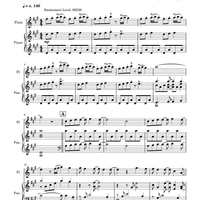 "CHRISTMAS EVE" - Sheet Music for Flute & Piano