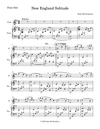 "NEW ENGLAND SOLITUDE" - Sheet Music for Flute & Piano