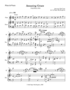 "AMAZING GRACE" - 'Gospel/Blues Style' Sheet Music for Flute & Piano - Instant Download
