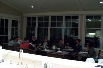 Late Saturday night pizza,beer & cupcake dinner
