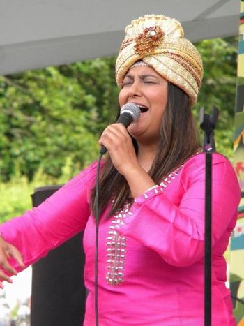 Lead Singer Anu Shukla Rocking in Sommerscene festival Malmo Sweden
