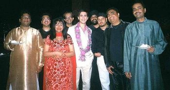 With Jimmy Mistry after the performance at Amerstradum Cine Expo for Universal International Pictures
