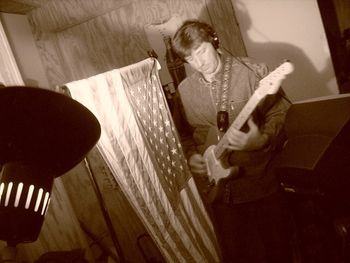 C-Lee and Old Glory.
