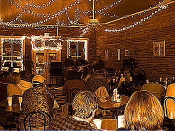 We had a great time! The crowd was receptive and very gracious with applause. They(you) made us feel comfortable and at ease. The mixture of soft lighting, colorful guitars, exposed brick, flannel plaid and camo created a suprisingly neat atmosphere. Looking back, it seems almost dream-like...or like a scene from a movie. Coolest of all...we were in Cochran! We just hope the music was good too!

