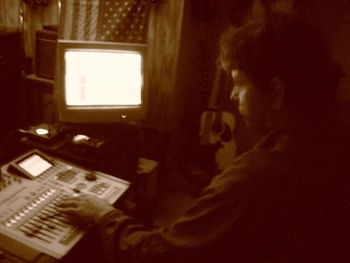 Cliff at the controls
