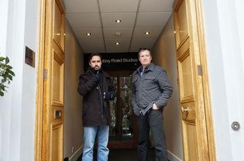 At Abbey Road Studio with Andrew Crook for a mastering session by Frank Arkwright. For the new Oceans4 album. 20/03/13. Photo by Steve Collins
